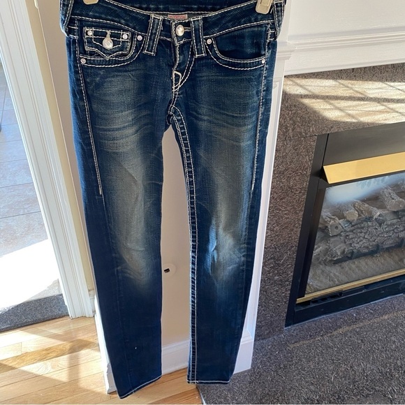 True Religion Womens Disco Julie Big T Jeans - Picture 4 of 13